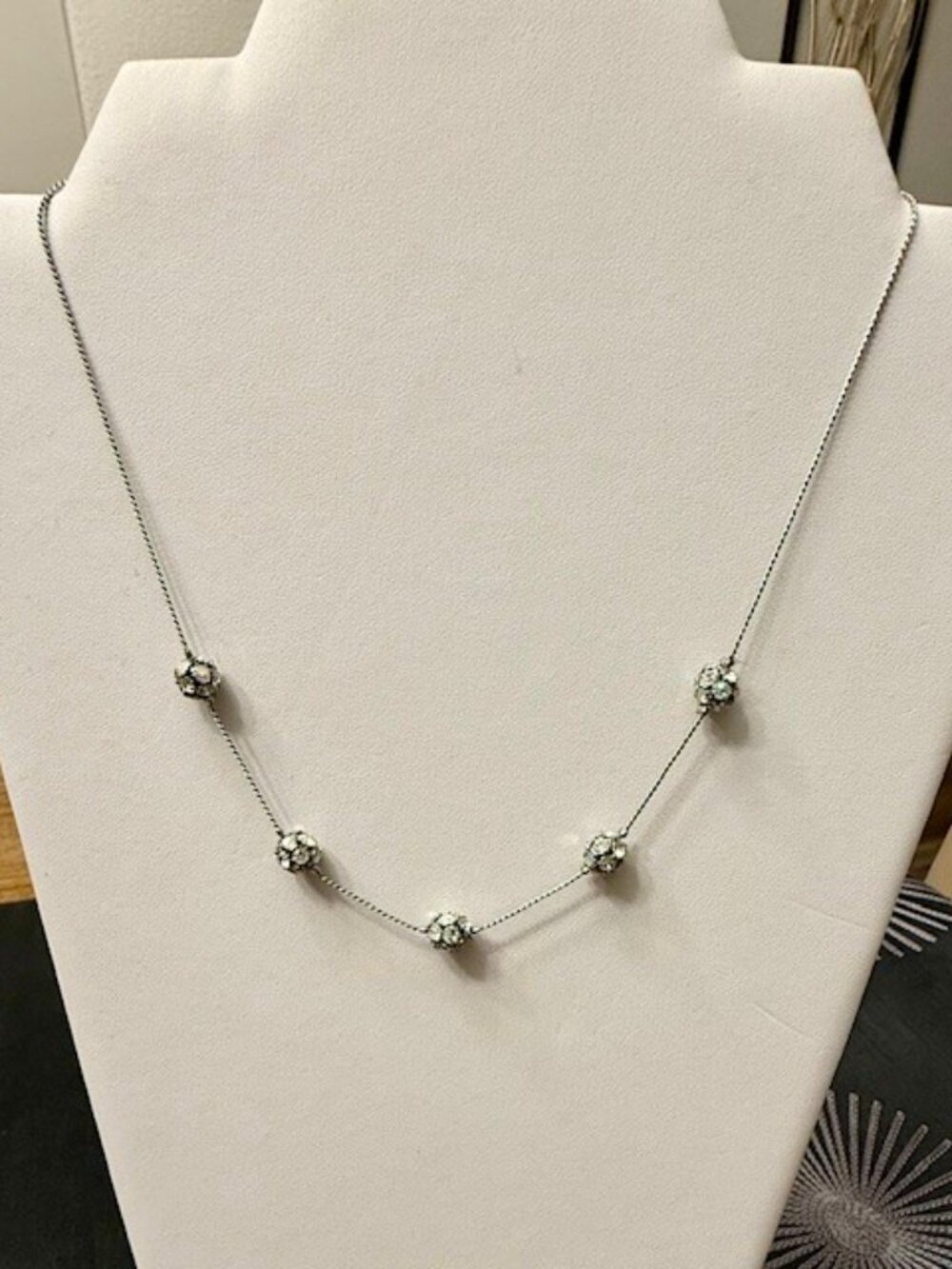 Lia Sophia "CRYSTAL BALL" Necklace - Picture 3 of 5